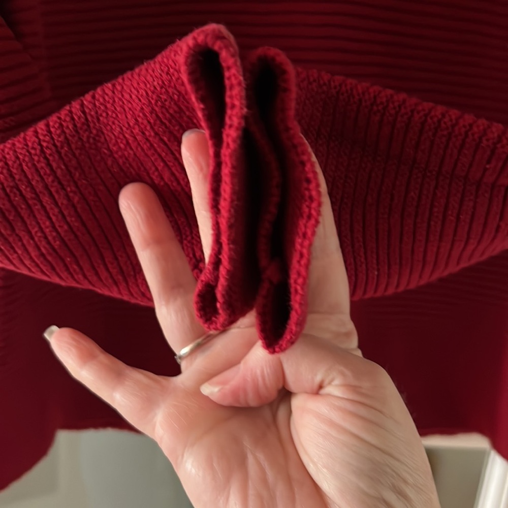 Talbots small, ribbed, scooped neck Sweater - Picture 12 of 16